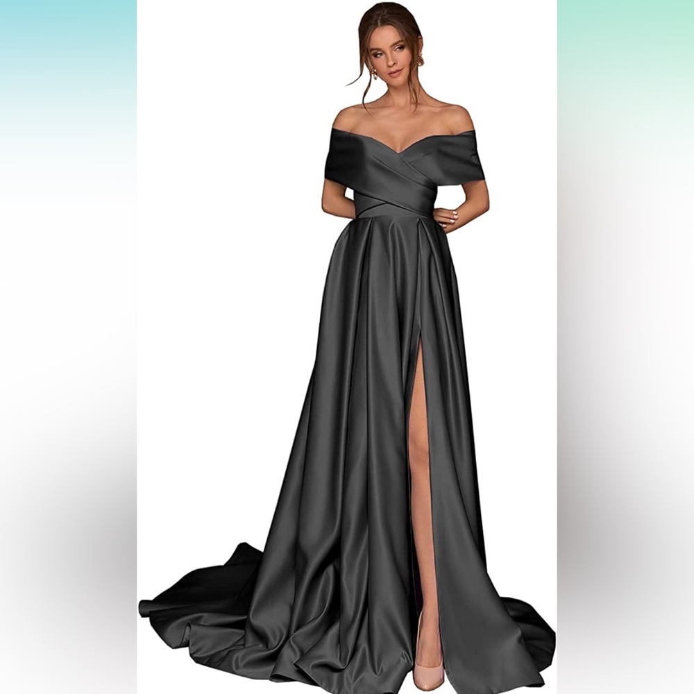 Black bridesmaid dress